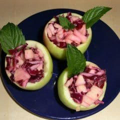 Apfel-Rotkohlsalat