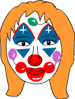 Clown schminken