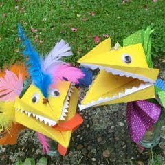 Artikelbild Lustige Drachenschnapper basteln