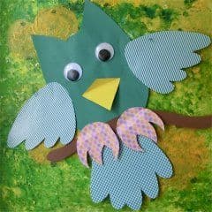 Artikelbild Bunte Fenstereulen basteln