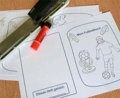 Material Fußballbuch