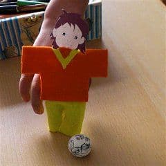 Artikelbild Fußballspieler basteln