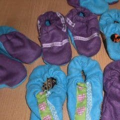 Artikelbild Super einfache Hausschuhe nähen