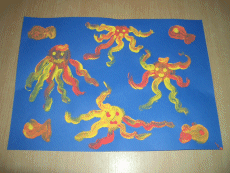 Artikelbild Fischbilder mit Kleinkindern malen
