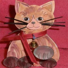 Artikelbild Glückskatze - Manekineko basteln