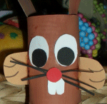 Artikelbild Osterhase aus Toilettenpapierpapprollen basteln