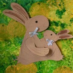 Artikelbild Osterhasen-Fensterbild basteln