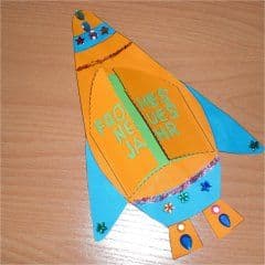 Artikelbild Raketenkarte basteln