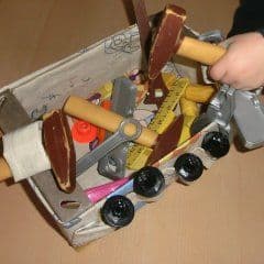 Artikelbild Werkzeugkiste für kleine Handwerker basteln