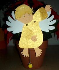 Artikelbild Fliegenden Klammerengel basteln