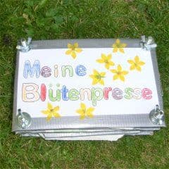 Artikelbild Blütenpresse aus Pappresten basteln
