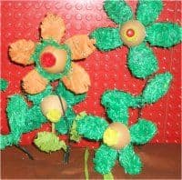 Artikelbild Blumen aus Draht und Ostergras basteln