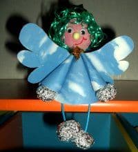 Artikelbild Engel mit Schlenkerbeinen basteln