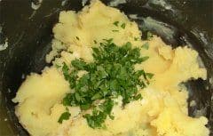 Kartoffelstampf mit Petersilie